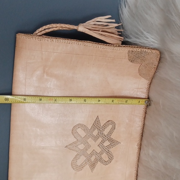 Handmade ,Unique Leather Clutch